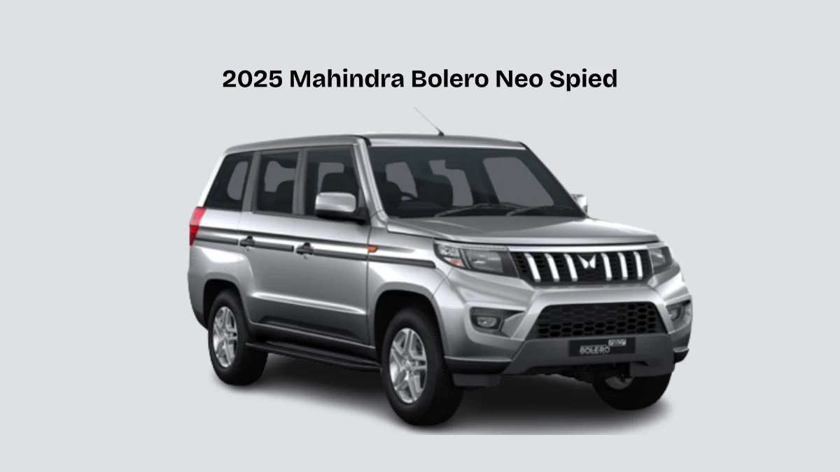 2025 Mahindra Bolero Neo Spied