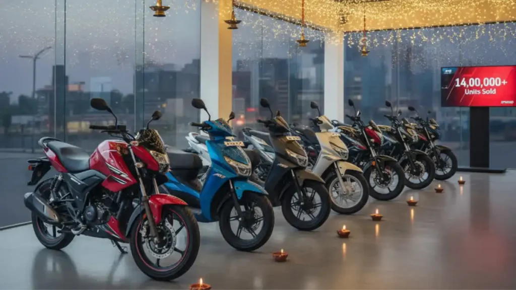 TVS Sells 14 Lakh+